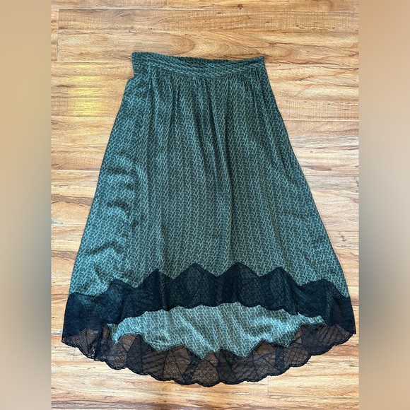 Zadig & Voltaire Joslin ZV Skirt Army green 34 XS S - Picture 1 of 5